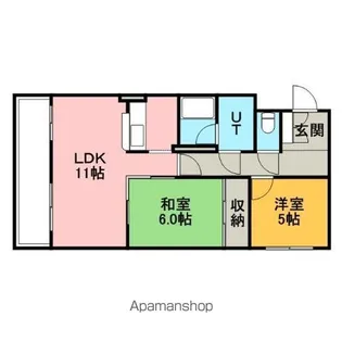 メゾンアストラル曙【206号室】の間取り