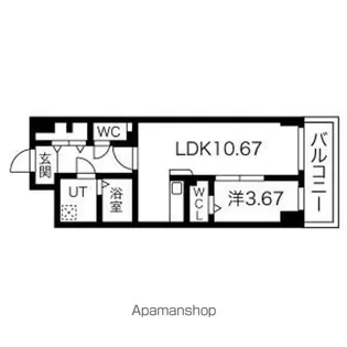 S-FORT北千種【5階】の間取り