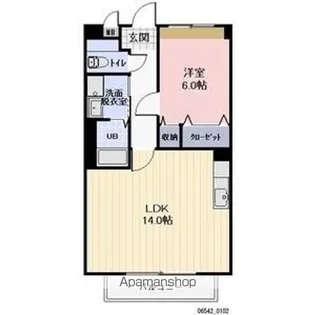 ロイヤルハイム【2階】の間取り