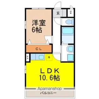プリミエール桜【2階】の間取り