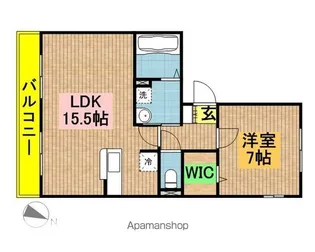 レスペート柏の葉【1階】の間取り