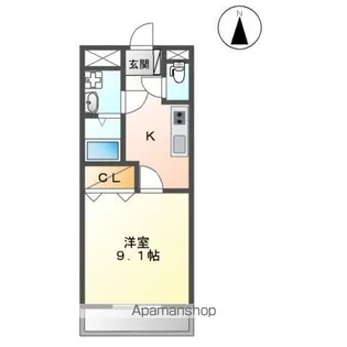 レジデンス寿【1階】の間取り