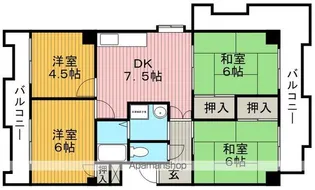 ヴィラセンチュリー1号館【3階】の間取り