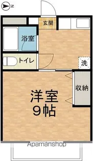 サープラスJUN【106号室】の間取り