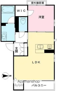 リバティスクエア Ⅱ【302号室号室】の間取り