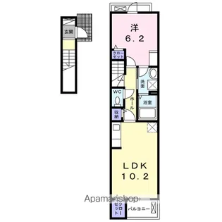 グランスイートMⅢ【2階】の間取り