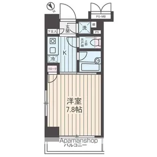 ヴェルステージ関内【4階】の間取り