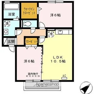 STONE HILLS(ストーンヒルズ) K【2階】の間取り