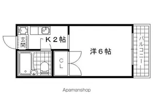 ハイツコワフュール【302号室】の間取り