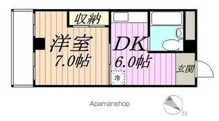 ラポールビル【205号室】の間取り