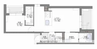 シャーメゾン・ルリエ大濠【2階】の間取り