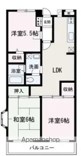 プレミール【510号室】の間取り