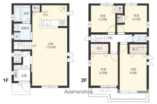 東京都国立市泉3丁目【一戸建】の間取り
