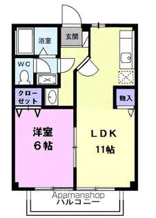 ガーデンパークB【2階】の間取り