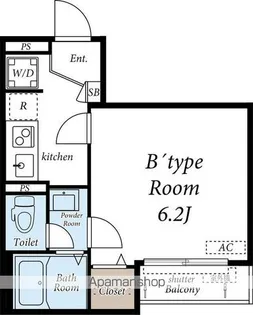 DS中目黒【2階】の間取り