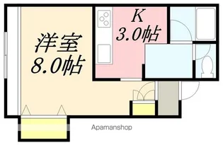 エクセル【302号室】の間取り