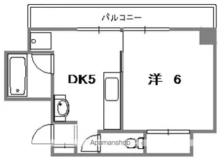 モンレーブ浜口【3階】の間取り