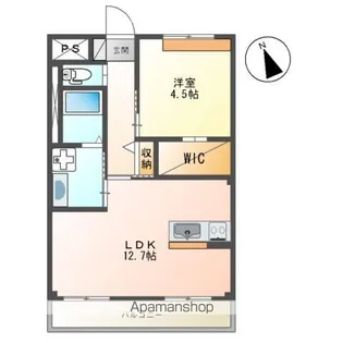アルチュール【3階】の間取り