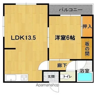 プティットメゾン【2階】の間取り