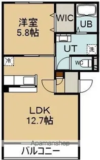 フォレスト【3階】の間取り