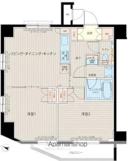 ルーブル中板橋六番館【2階】の間取り