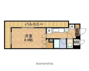 パークサイド中本【6階】の間取り