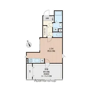 リトルズトーン城北公園【5階】の間取り