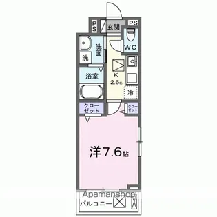 ヴァンベールⅢ【1階】の間取り