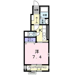 グランド オーブ【1階】の間取り
