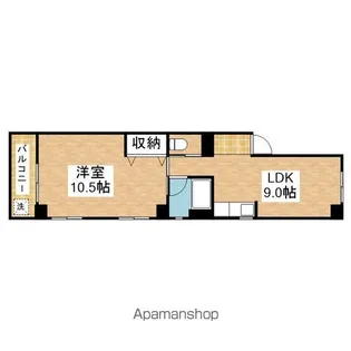 エミービル【4階】の間取り