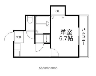 NASU11【103号室】の間取り