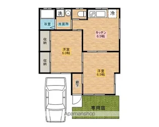 グリーンヒル【102号室】の間取り
