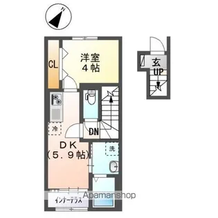 ドレッセ・S【2階】の間取り