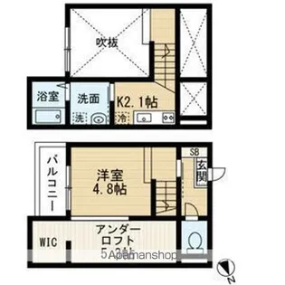 1Rの間取り画像
