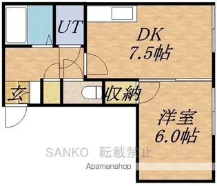 ノール18【301号室】の間取り