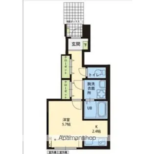 GRAND RICHESSE(グランリシェス)【106号室】の間取り