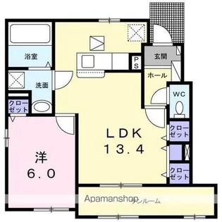 グレイス太田III【1階】の間取り