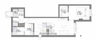 プレミアス大濠【1階】の間取り