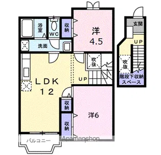 フィオーレ カンナ【2階】の間取り