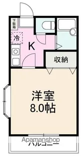 クレイドル志度Ⅱ【1階】の間取り