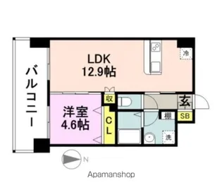 sho style HAKATA【6階】の間取り