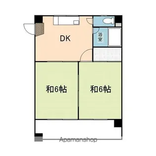 ハイツ清風【4階】の間取り