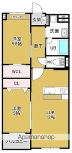 サウスサイドビル自由ヶ丘【4階】の間取り