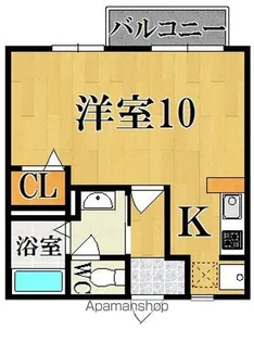 シャーメゾン【1階】の間取り