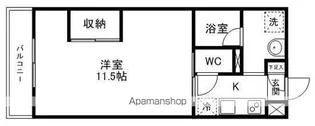 ロイヤルパーク大町【305号室】の間取り