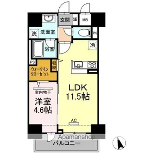 リモッカ大手町【2階】の間取り