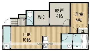 エスポワール【102号室】の間取り