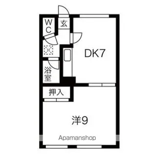 コーポ中野【2階】の間取り