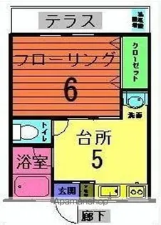 オピュレンス【103号室】の間取り