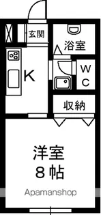 MOKAⅢ【2階】の間取り